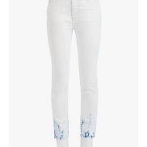 VINTAGE 90’s WHITE & ACID WASH JEANS. Tags on.